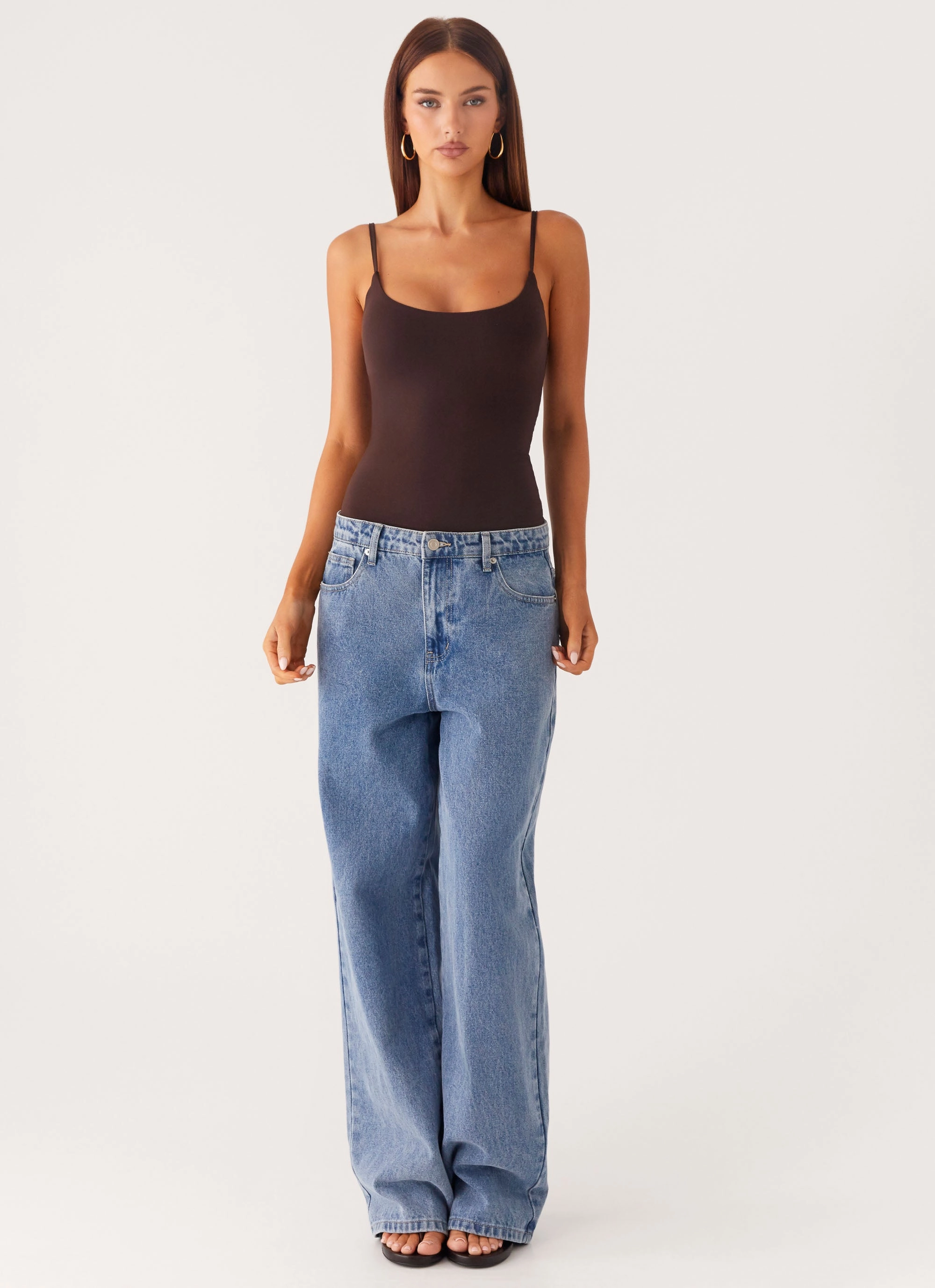 Blondie Tank Top - Chocolate Fashionable Shirt