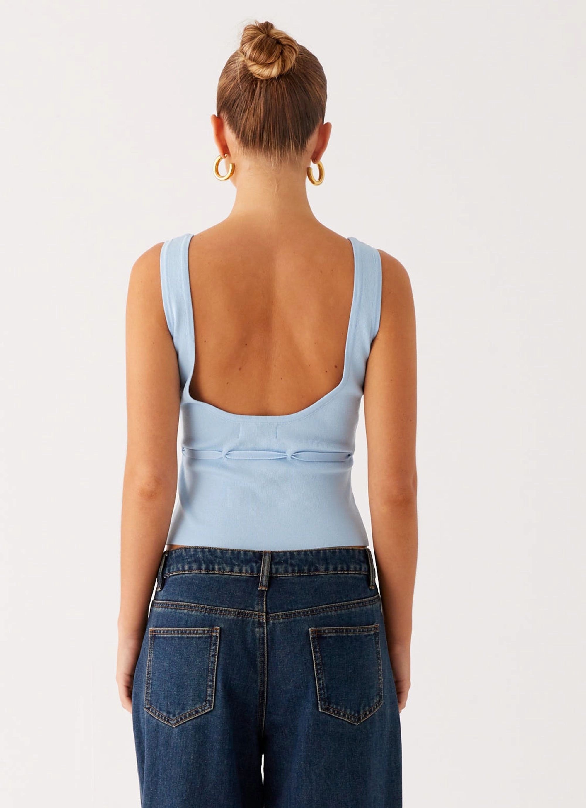 Macall Knit Tank - Blue Water Repellent Finish