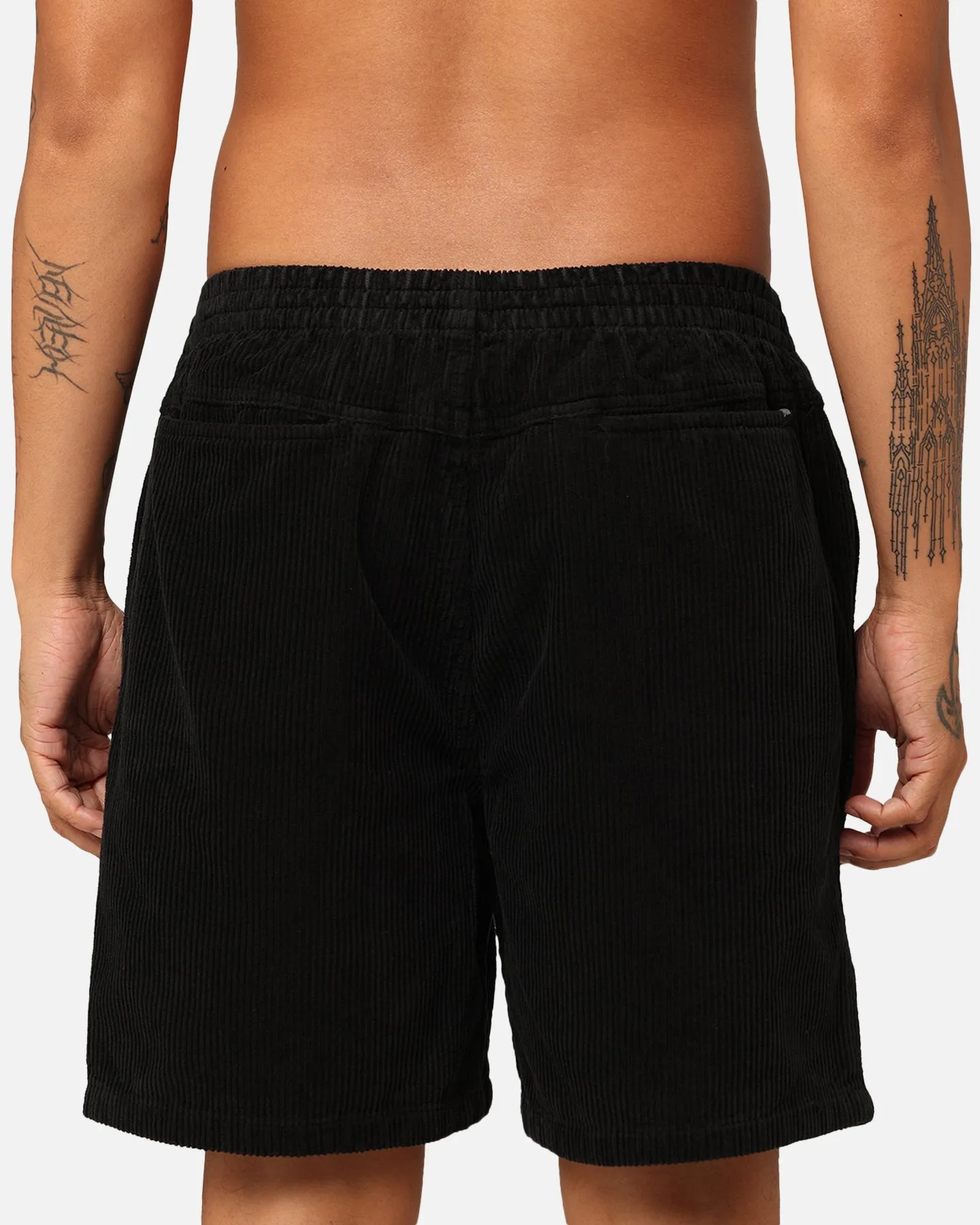 X-Large 91 Wide Corduroy Beach Shorts Pigment Black