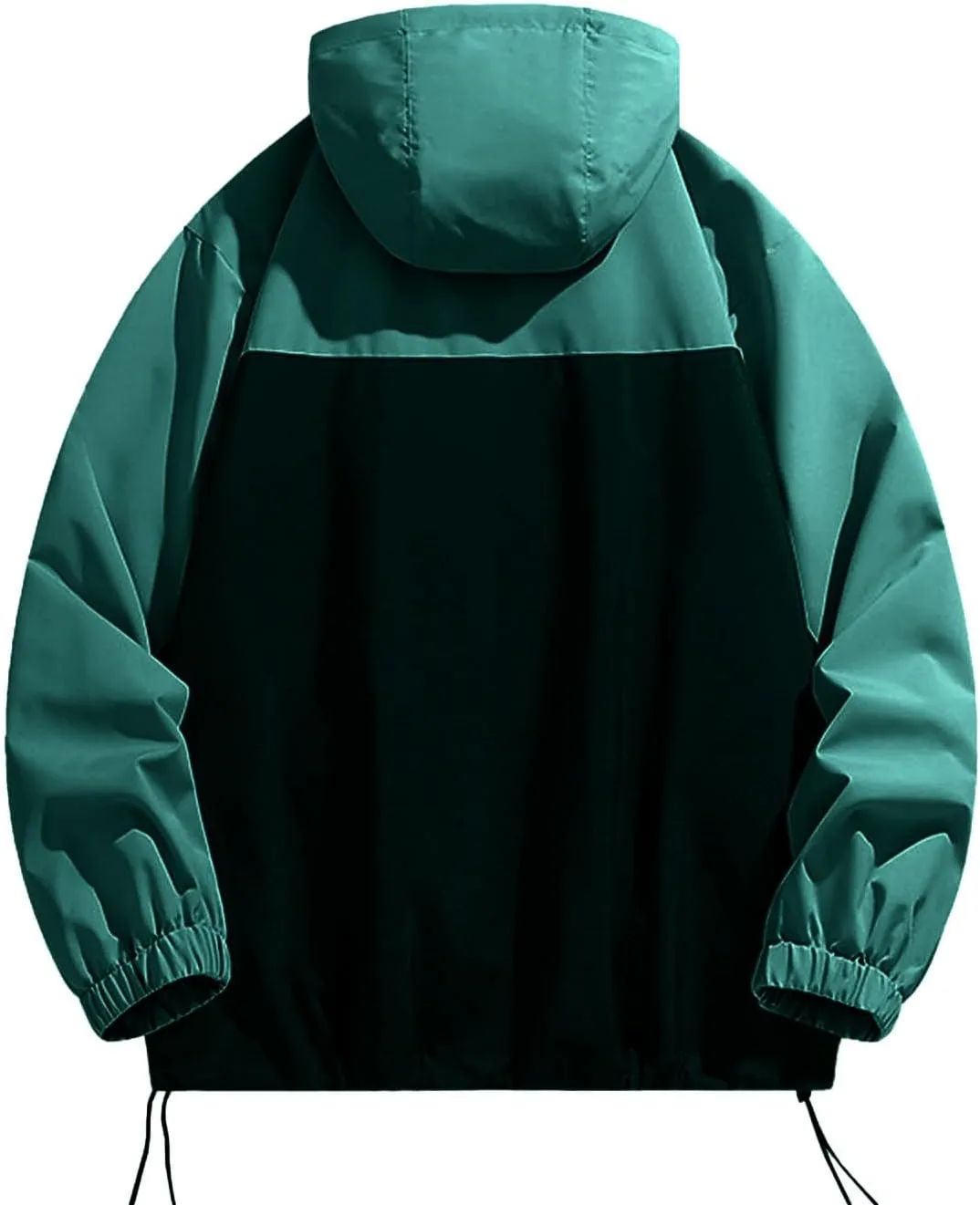 Xiaojmake Men's Tactical Jacket Casual Hooded Waterproof Rain Jacket Light Windbreaker Climbing Windproof Soft Shell Jackets