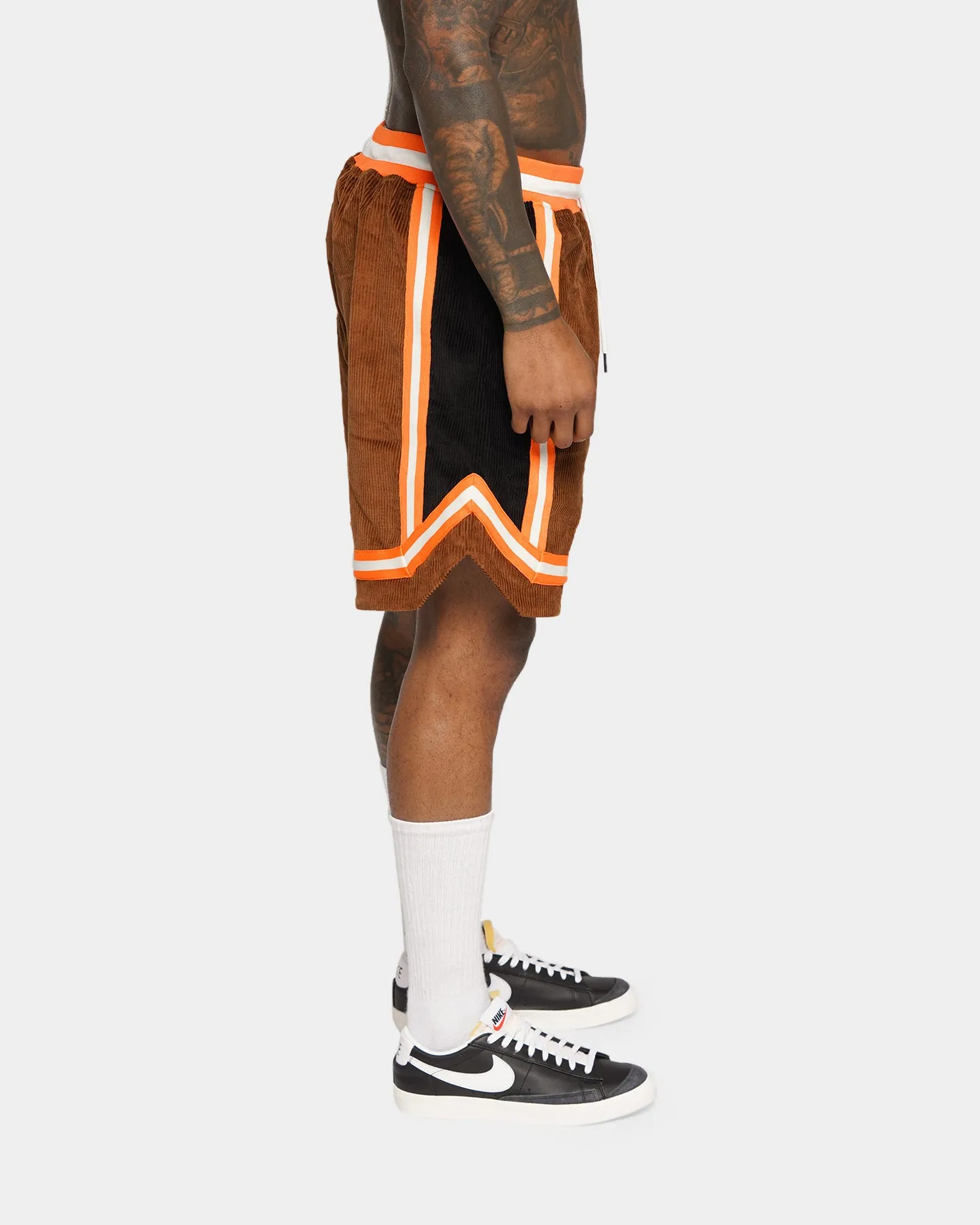 XXIII Arklow Corduroy Basketball Shorts Brown