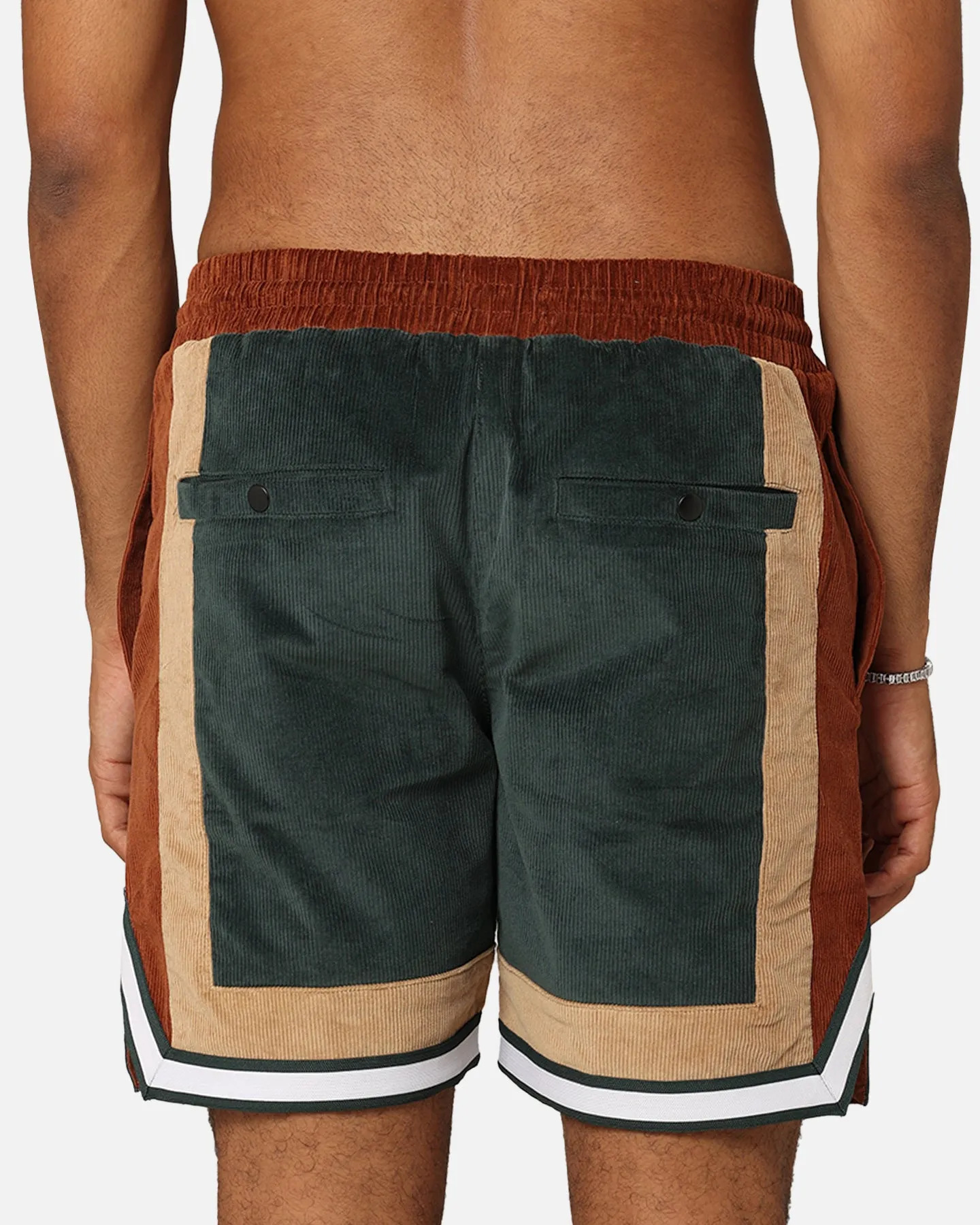 XXIII Dayton Corduroy Shorts Green/Brown
