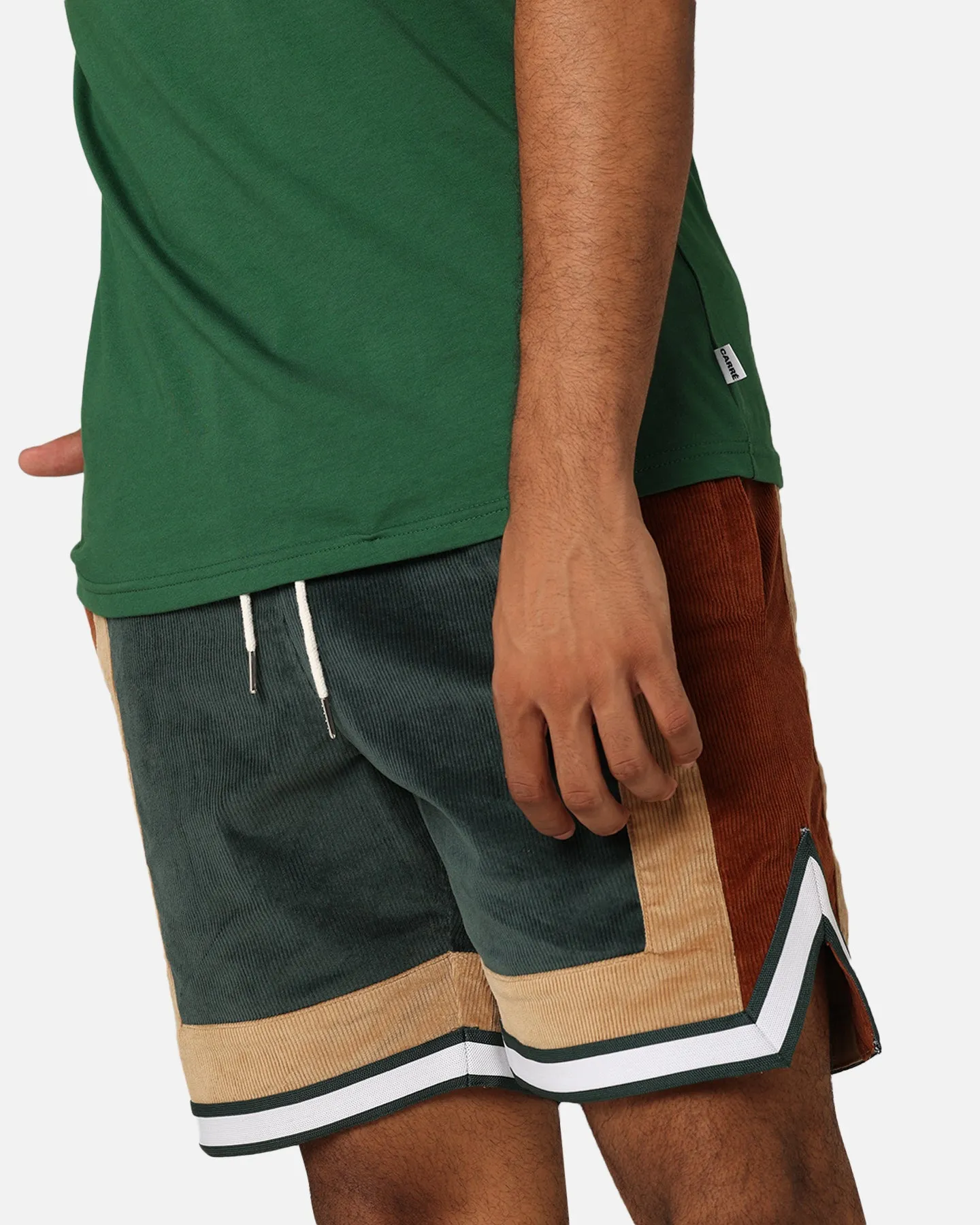 XXIII Dayton Corduroy Shorts Green/Brown