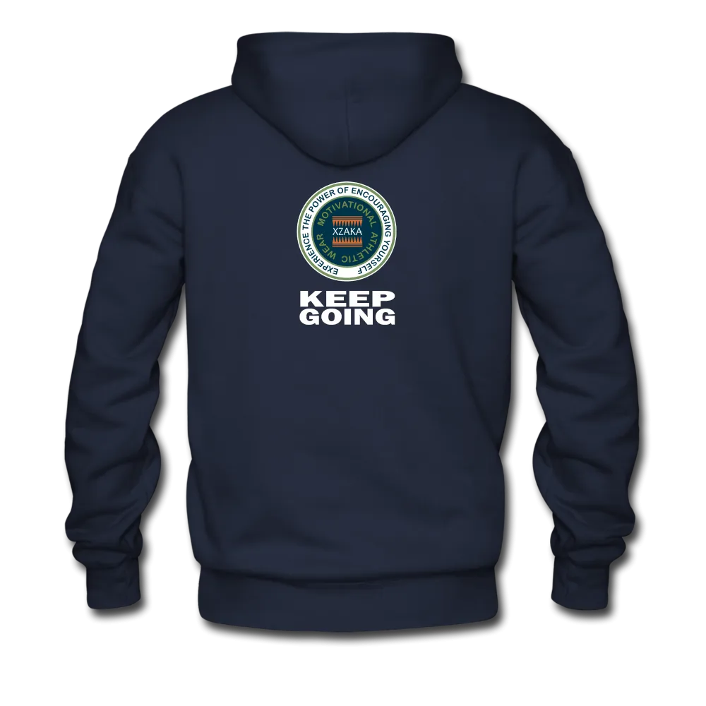XZAKA - Men "Enjoy Every Moment" Motivational Hoodie - BLK