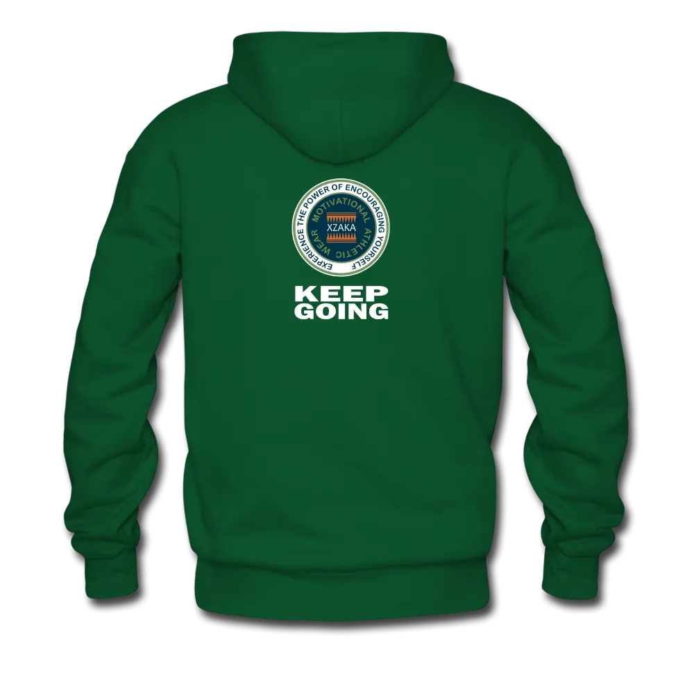 XZAKA - Men "Enjoy Every Moment" Motivational Hoodie - BLK