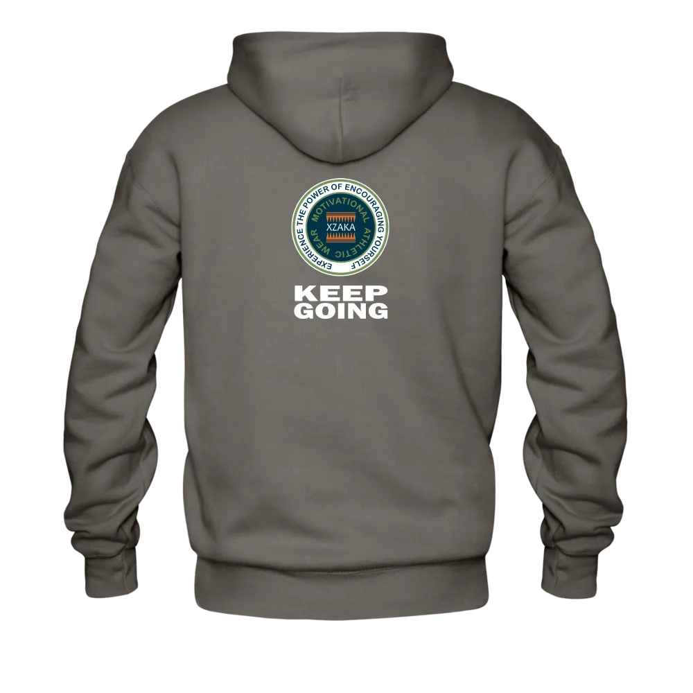 XZAKA - Men "Enjoy Every Moment" Motivational Hoodie - BLK