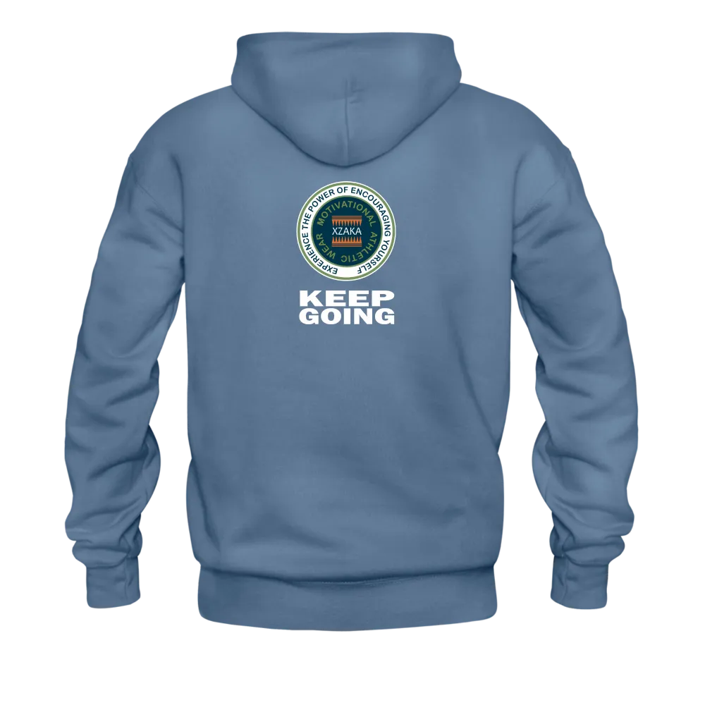 XZAKA - Men "Enjoy Every Moment" Motivational Hoodie - BLK