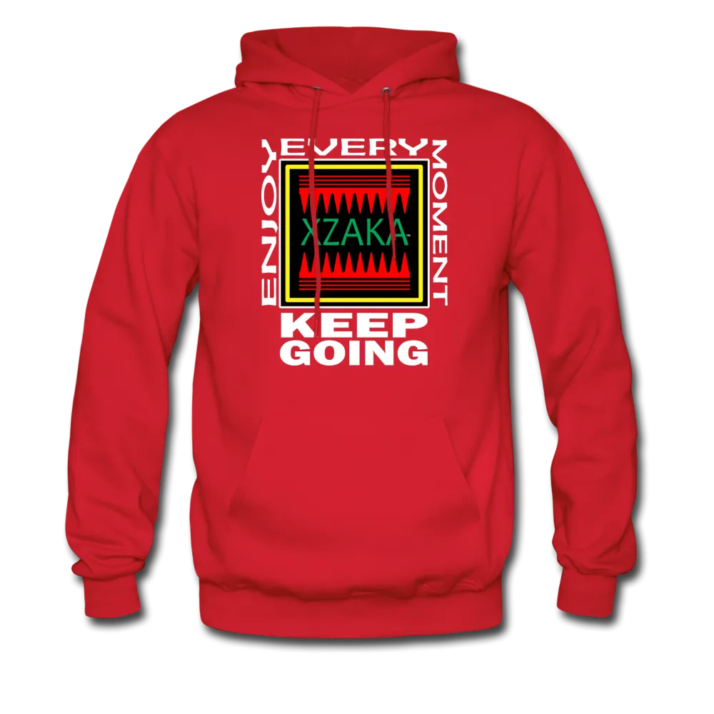 XZAKA - Men's "Enjoy Every Moment" Motivational Hoodie - KG-BK