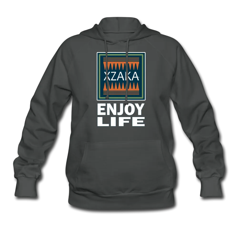 XZAKA Women " Enjoy Life" Motivational Hoodie - W1284