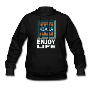 XZAKA Women " Enjoy Life" Motivational Hoodie - W1284