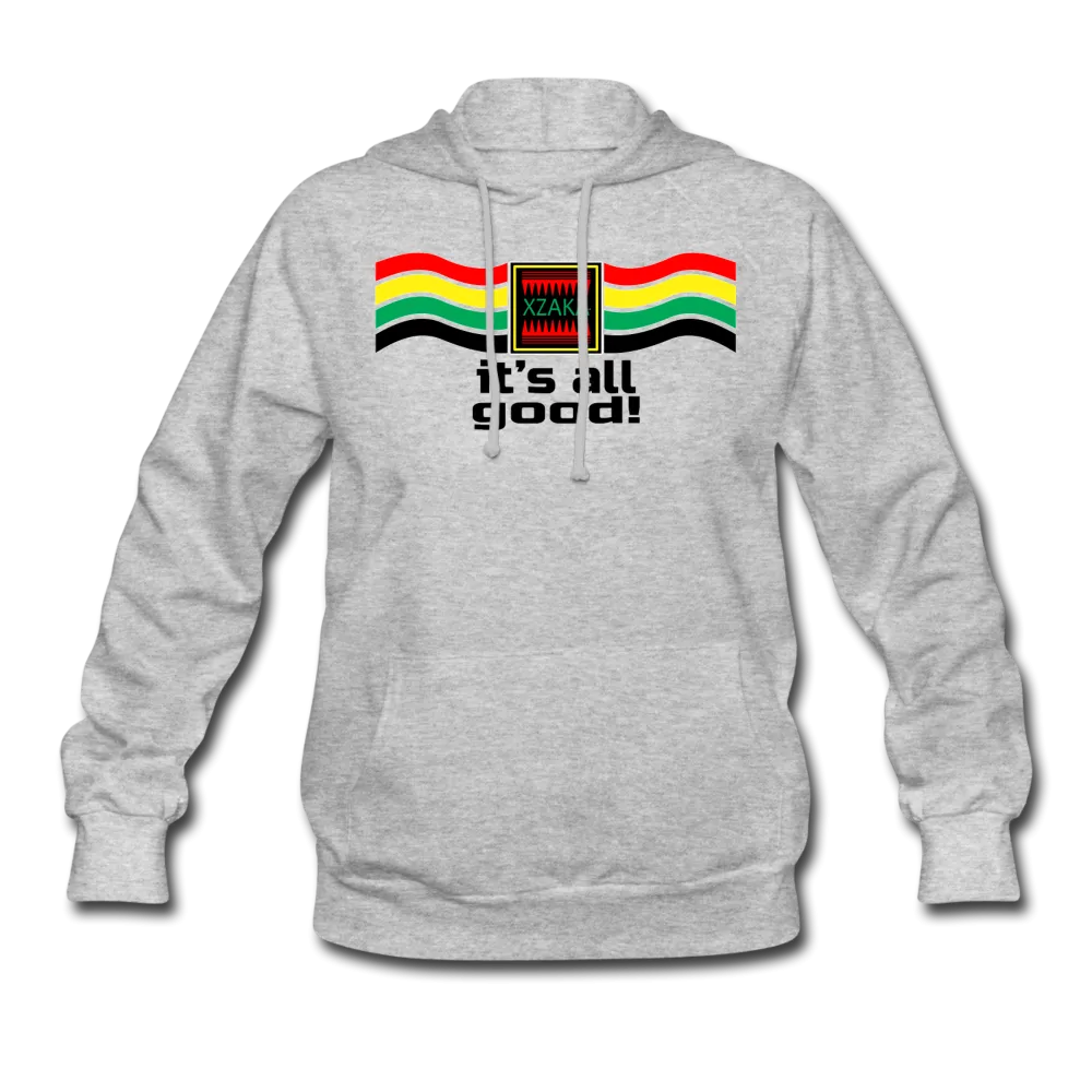 XZAKA Women "It's All Good" Motivational Hoodie - W1300