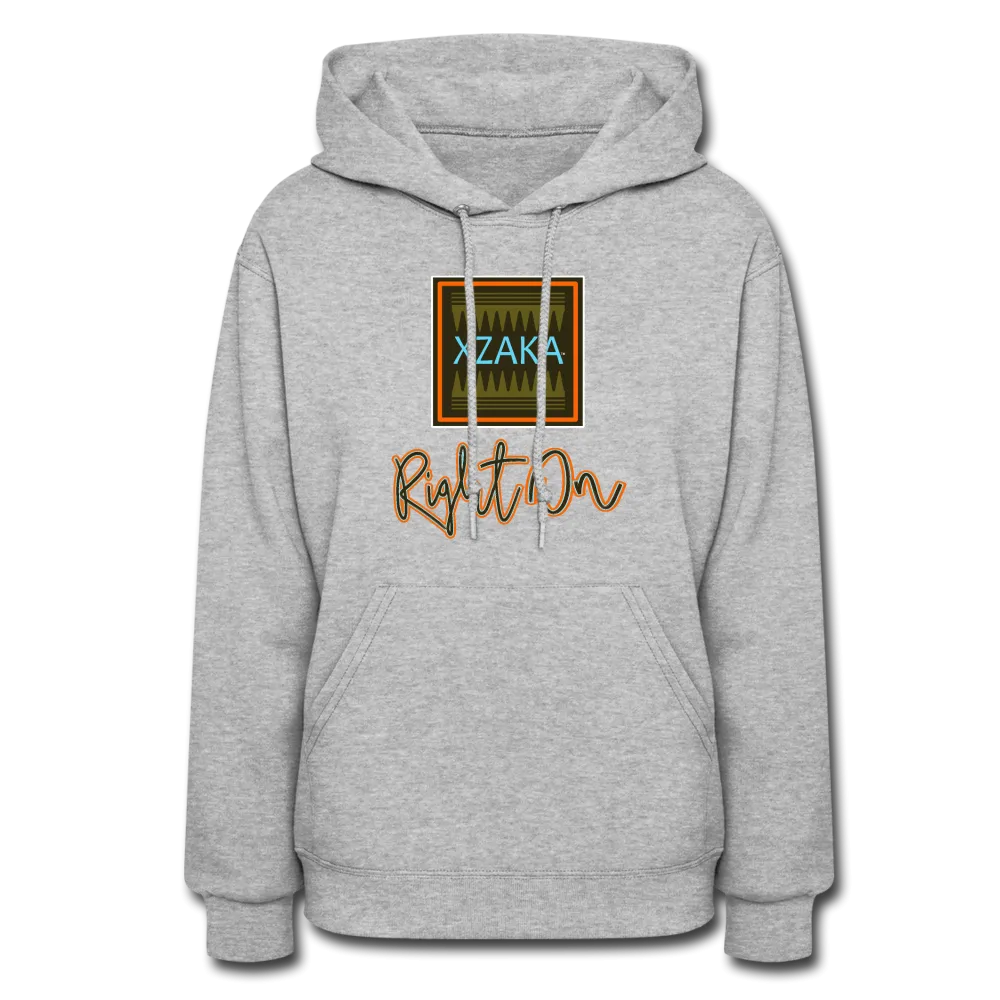 XZAKA - Women "Right On" Motivational Hoodie -W1280