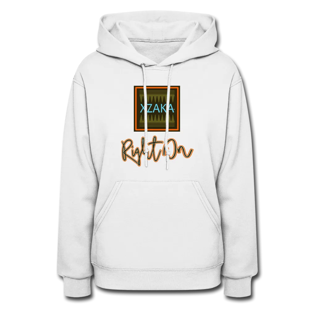 XZAKA - Women "Right On" Motivational Hoodie -W1280