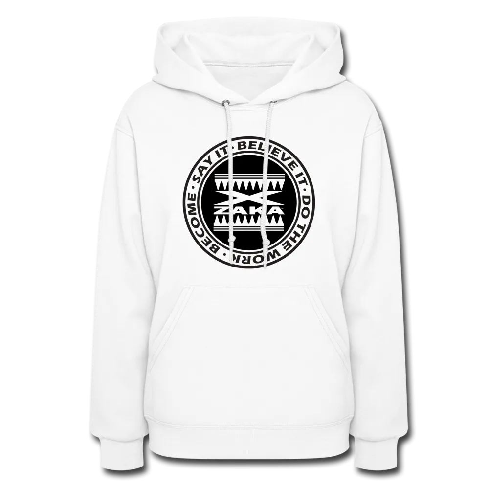 XZAKA - Women "Say it-Believe it" Motivational Hoodie -W5031