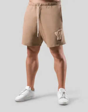 Y Wappen Sweat Shorts - Beige