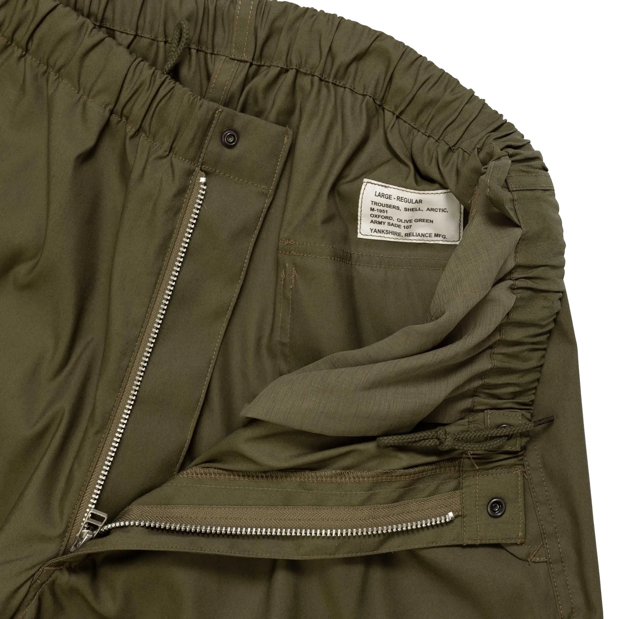Yankshire Arctic Shorts Vintage Poplin Olive Drab