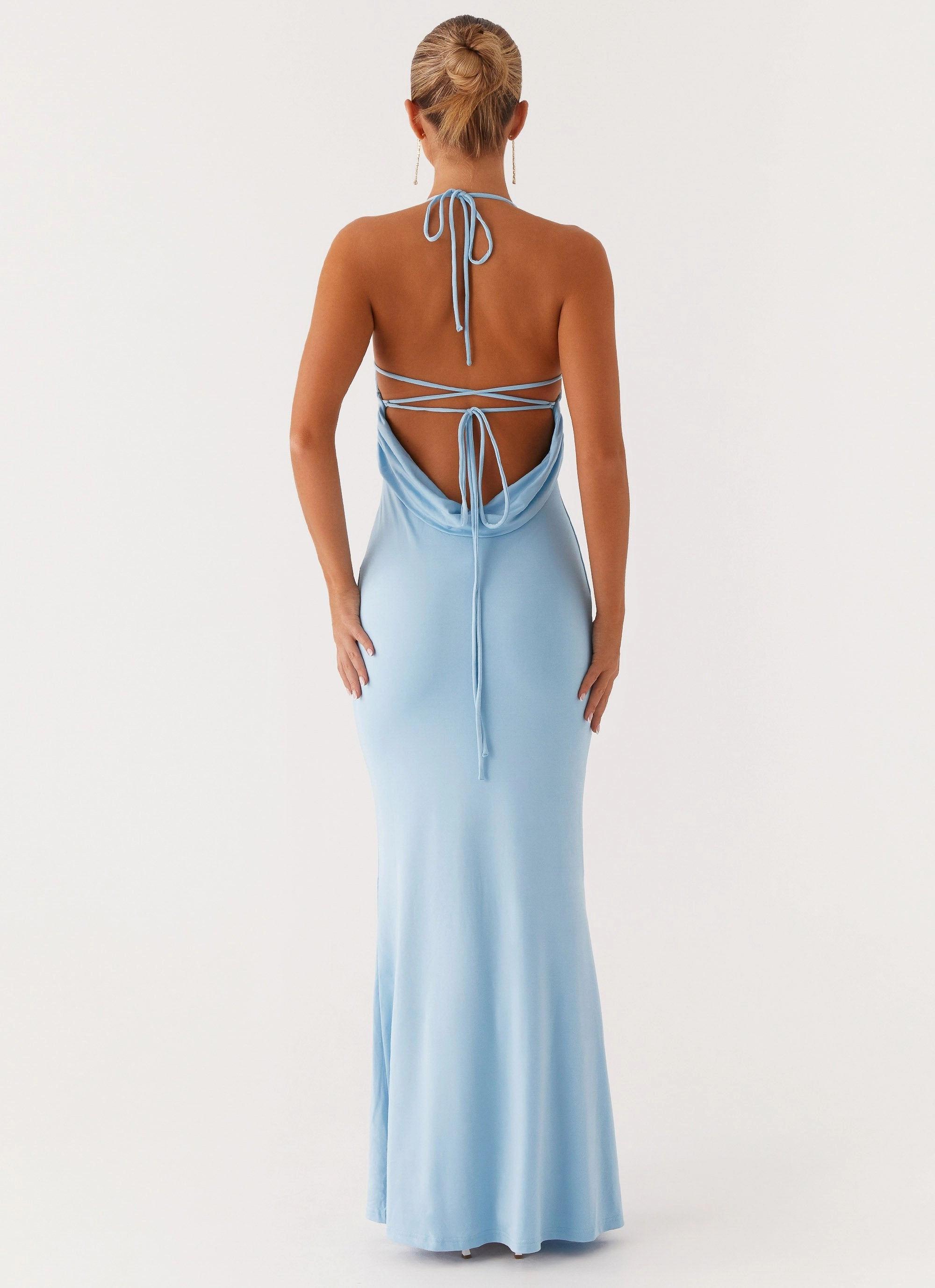 Talk About Us Maxi Dress - Blue Timeless Energy