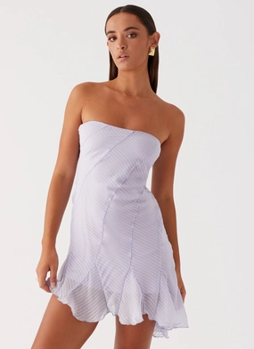 Minimal Mood Perfect For Any Occasion Yolanda Mini Dress - Lavender