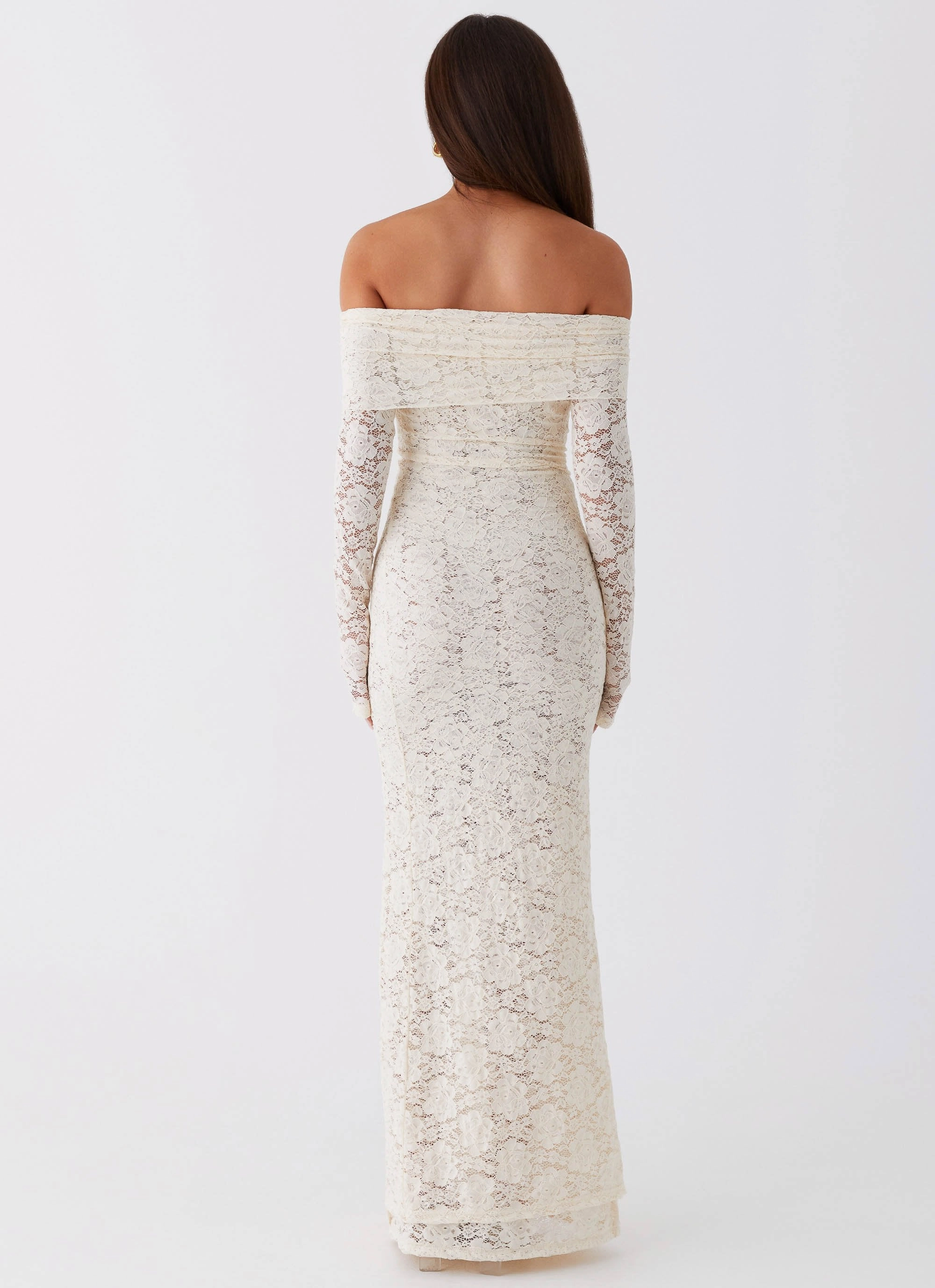 Yours Always Lace Maxi Dress - Ivory Premium Option