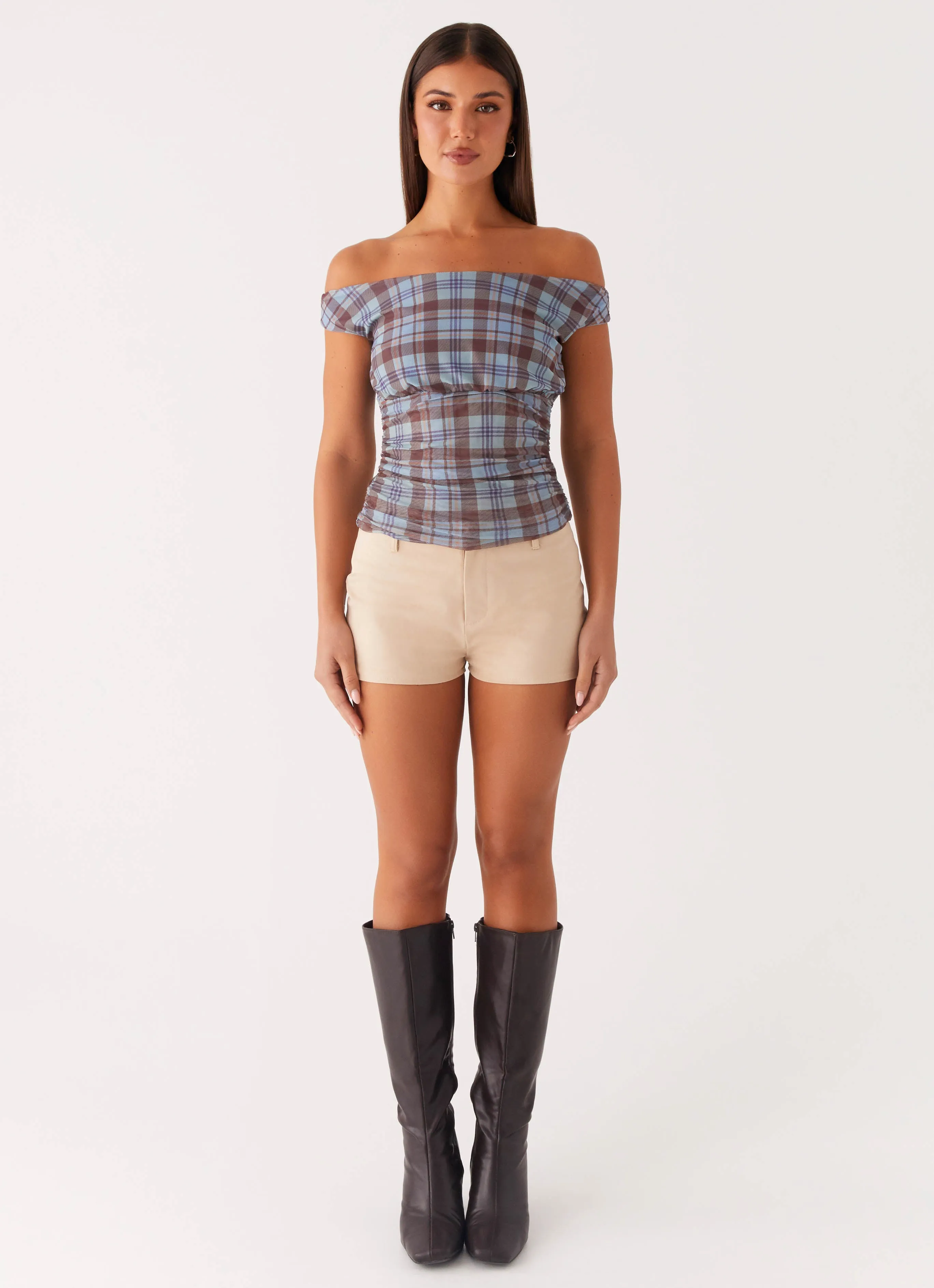 Drop Shoulder Design Zahli Off Shoulder Top - Shoreline Check