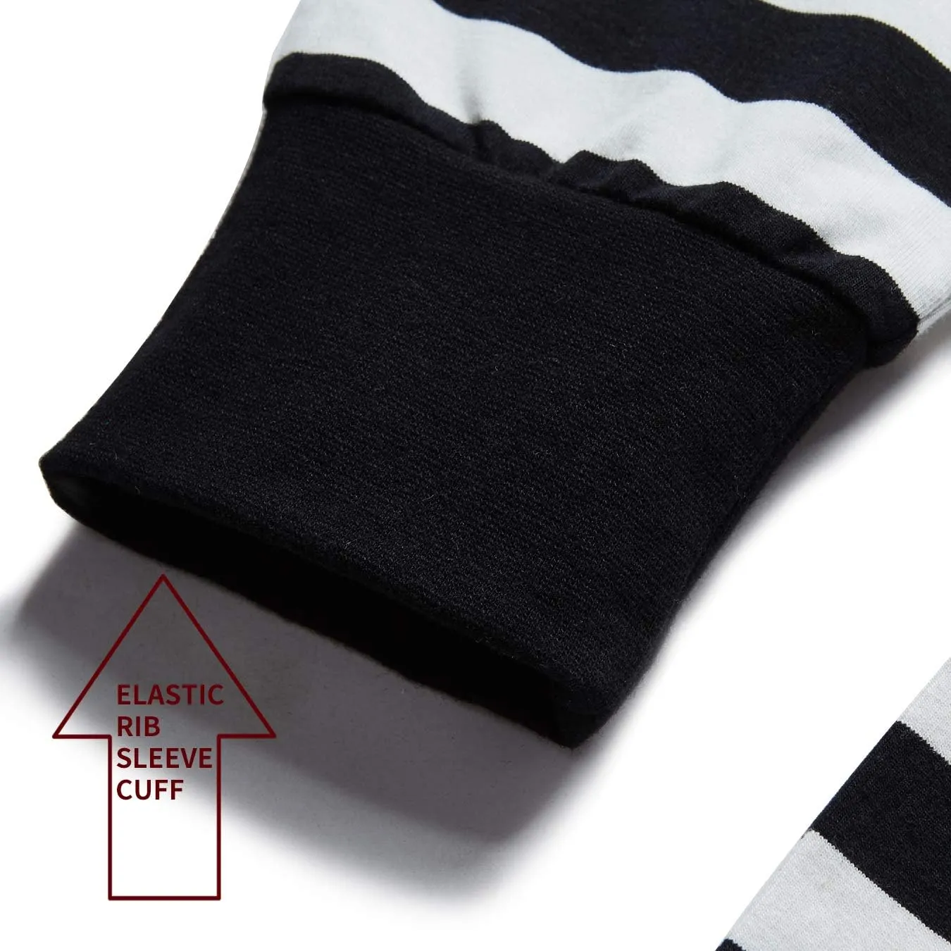 Zengjo Mens Striped Shirt Long Sleeve Mock Turtleneck Shirts