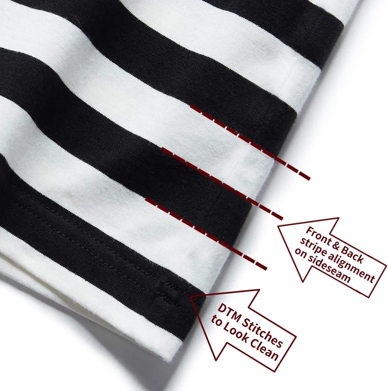 Zengjo Mens Striped Shirt Long Sleeve Mock Turtleneck Shirts