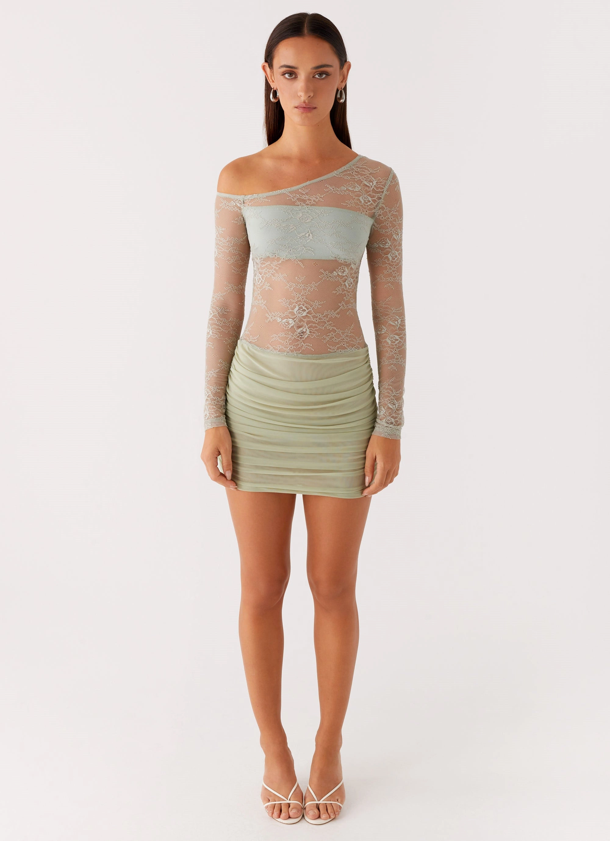 Zenni Mini Dress - Sage Shade Soft Day Ready