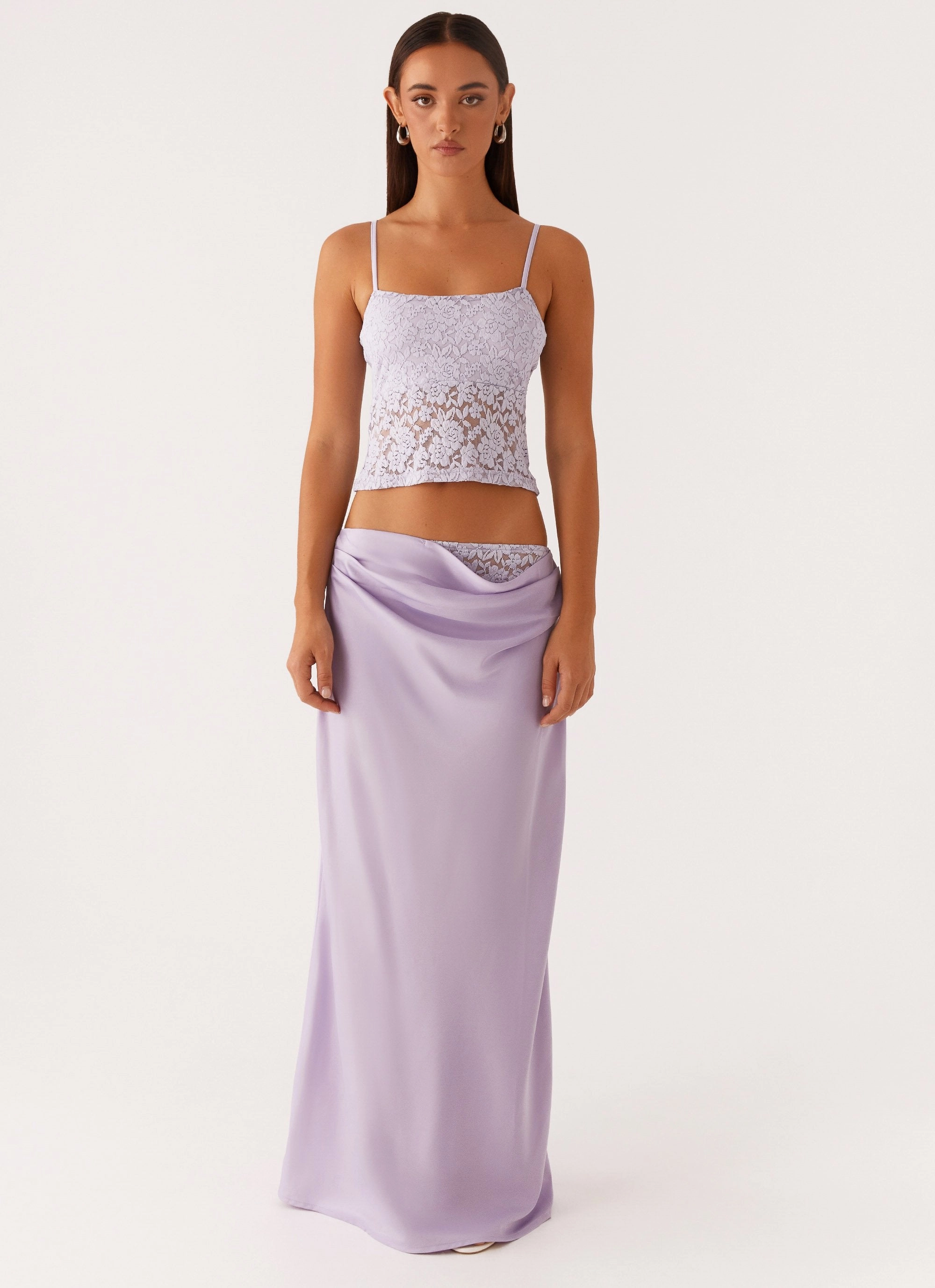 Nancy Lace Top - Lilac RubberizedGrip ContrastTipping