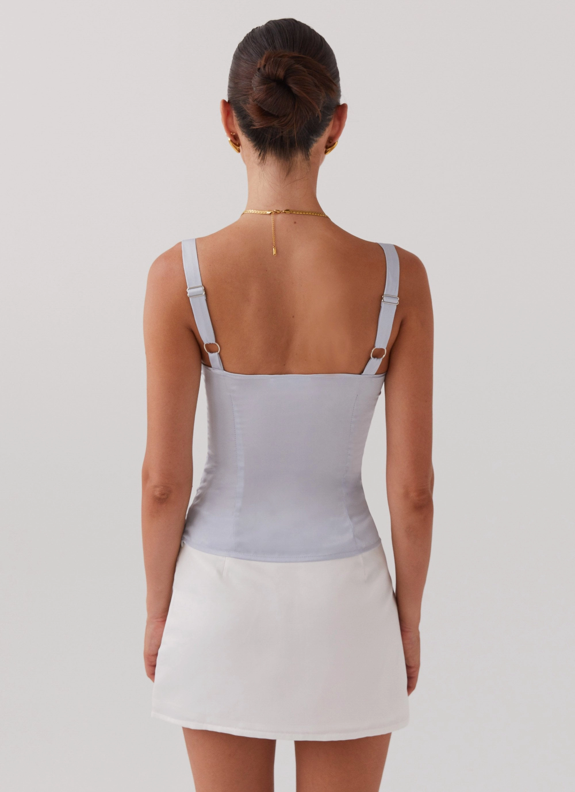 Alissa Bustier Top - Arctic Blue Bold Design